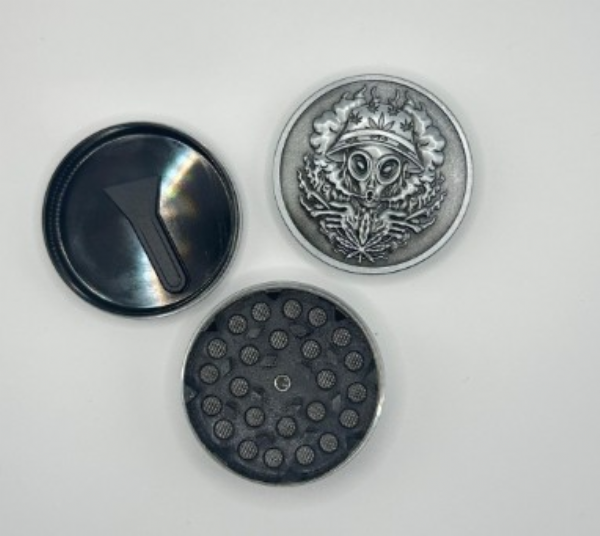 Triturador/Dichavador De Metal 3 Partes